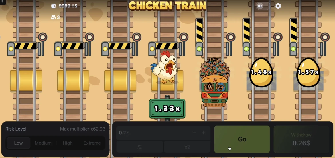 Chicken vs Train